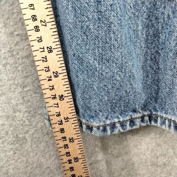 Levi's 505 Straight Leg Jeans Mens Size 42 x 32 Medium Wash Regular Fit Vintage - Picture 5 of 10